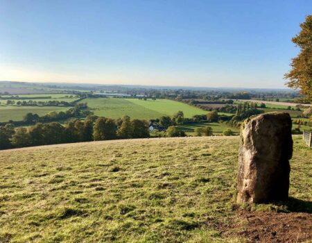 Characterful Wiltshire Sarsen stone with amazing views