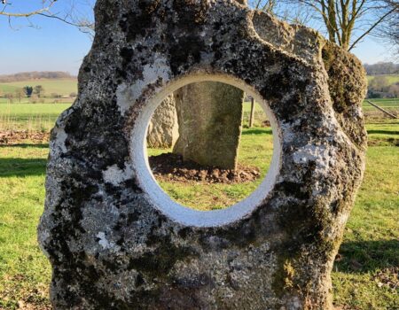 Cornish granite holed stone