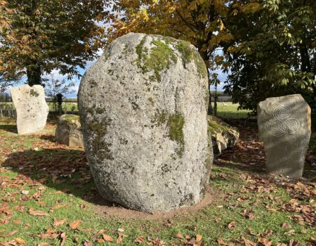 Solid Cornish granite standing stone
