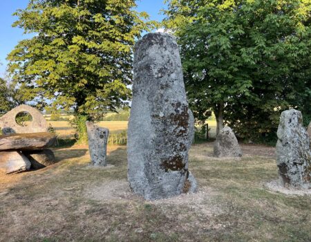 Huge Cornish granite standing stone